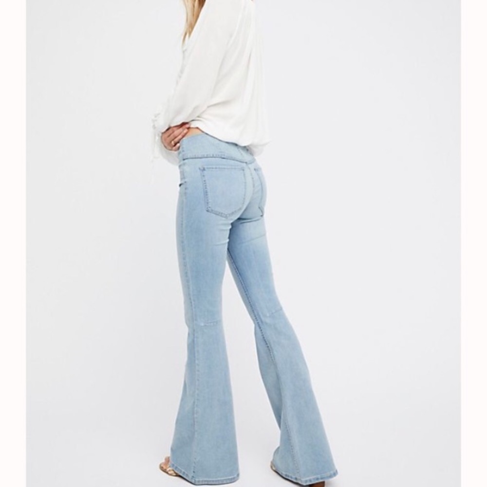 Free People flare jeans